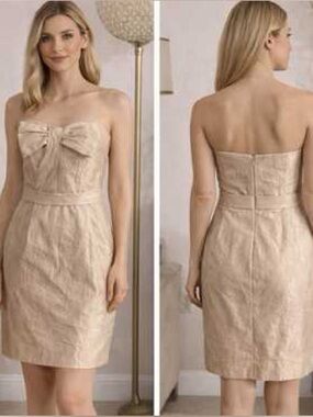 White by Vera Wang Bridesmaid Prom Dress